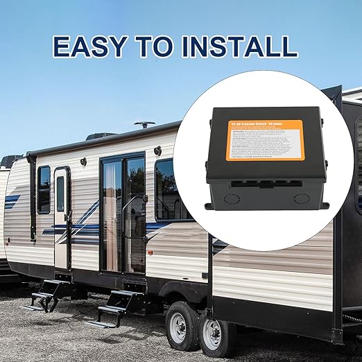 30 Amp Automatic Transfer Switch Rated 120VAC Applied to RV
