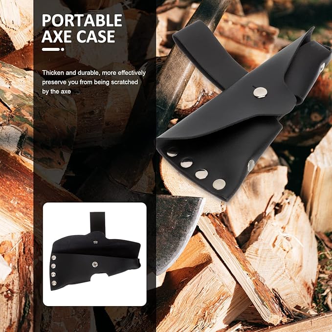 POPETPOP 3pcs Protective Cover for Portable Hatchet Durable Axe Protector Pouch for Camping Gardening and Outdoor Use Convenient and Functional Design for Safety and Style