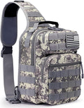 G4Free Tactical Sling Bag Backpack Military Rover Shoulder Sling Pack Molle EDC Small Crossbody Chest Pack