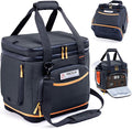 Double-Layer Travel Carrying Case for Jackery Explorer 500 – Portable Power Station Storage Bag with Molded Hard Bottom Side Ventilation and Front Pockets for Jackery Accessories &amp Solar Generat