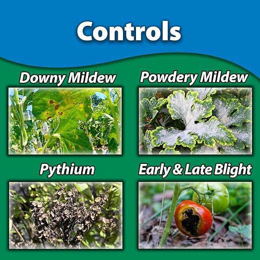 Monterey Complete Disease Control Bundled with Measuring Spoon - Fungicide &amp Bactericide for Control of Garden &amp Lawn Diseases - 1 Pint