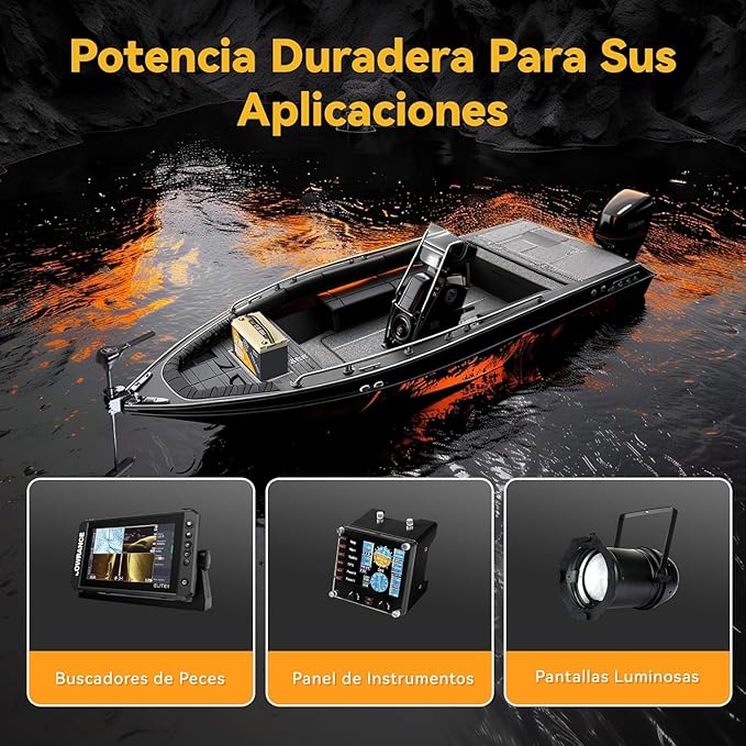 Power Queen Batería LiFePO4 12V 100Ah con Protección contra Bajas Temperaturas100A BMS Celdas de Batería de Litio de Grado A15000 Ciclos para RV BarcoCaravana Sin Red Camping Pesca