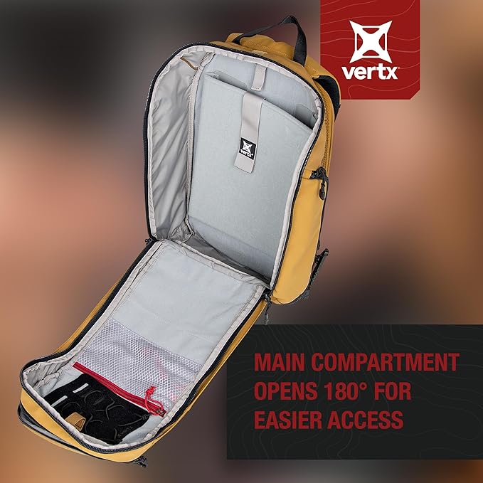 Vertx Gamut CCW Tactical Backpack - CCW Design with Laptop Sleeve Quick-Access Tab and 3D Molded Back Panel Tactical Bag Heather Od/Rudder Green - One Size
