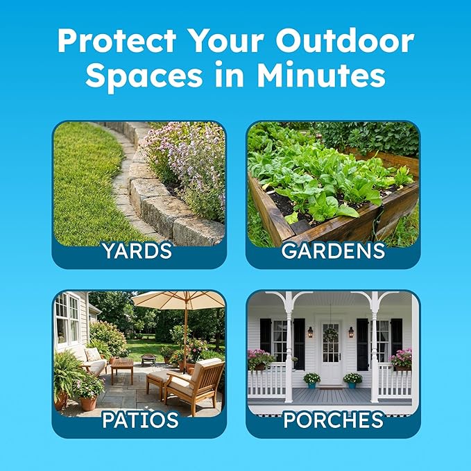BugMD Pest Defense Pro Peppermint Oil Bug Spray &amp Mosquito Repellent Outdoor Patio - Ant Killer &amp Tick Spray for Yard | Plant Powered Electric Sprayer Wand Kit