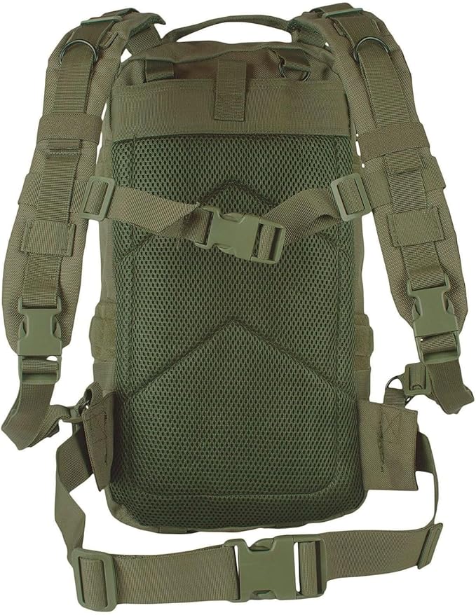 FOX OUTDOOR PRODUCTS Medium Transport Pack | 29L Tactical Backpack with Organizer Pockets MOLLE Webbing &amp Hydration Sleeve Olive Drab