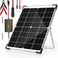 SOLPERK 25W 12V Solar Battery Charger Waterpoof Solar Panel Kit with Energy Saving Controller for Car RV Trailer Marine Boat Motorcycle Truck Tractor Etc