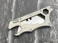 TwoSun Utility Knife Screwdriver Pry Tool Bottle Opener Titanium Mulit Tool TS149-Sand