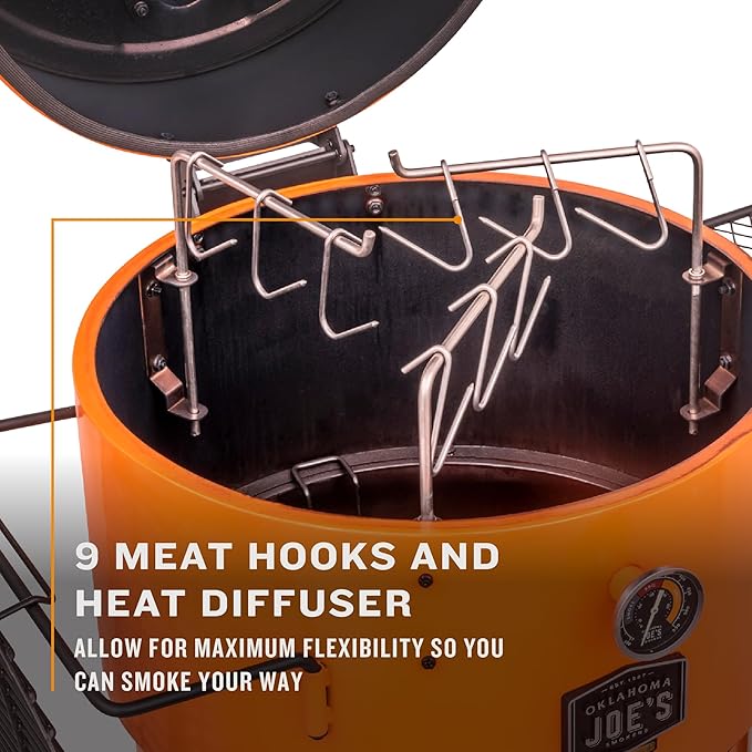 Oklahoma Joe's® Bronco Pro Drum Smoker Orange - 19202100