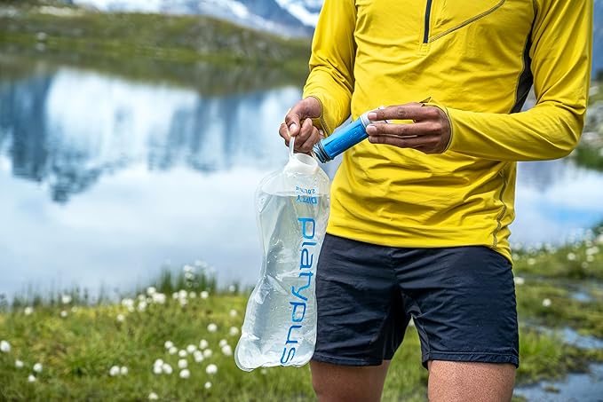 Platypus QuickDraw Ultralight 2 Liter Backpacking Water Filter System