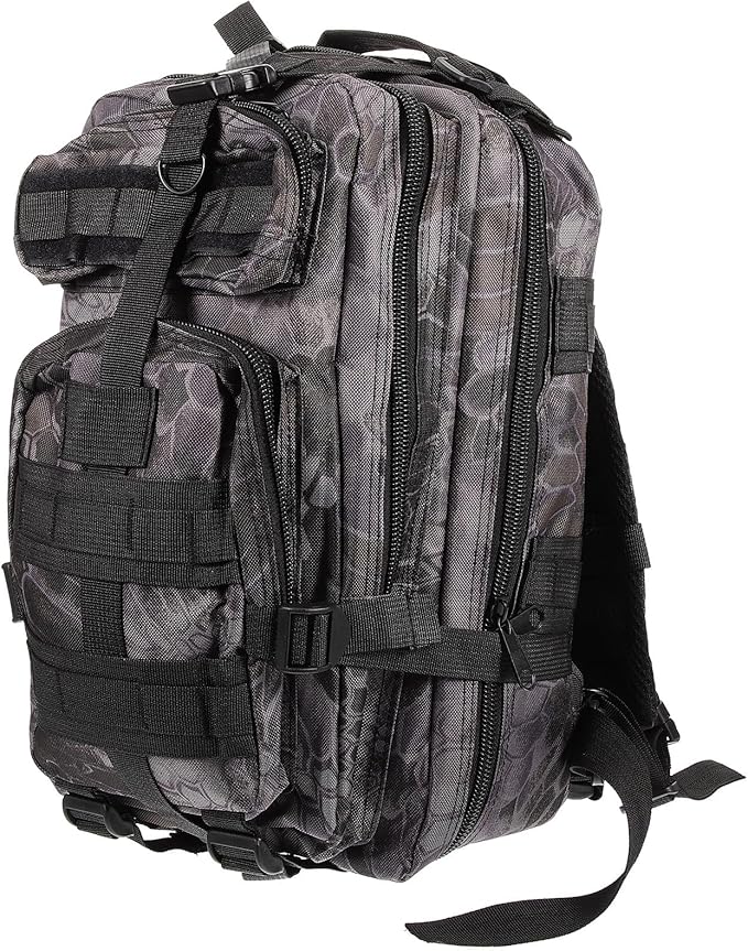 Abaodam Outdoor Tactical Backpack 3p Oxford Cloth Hiking Knapsack Large Capacity Equipment Organizer for Camping and Outdoor Sports