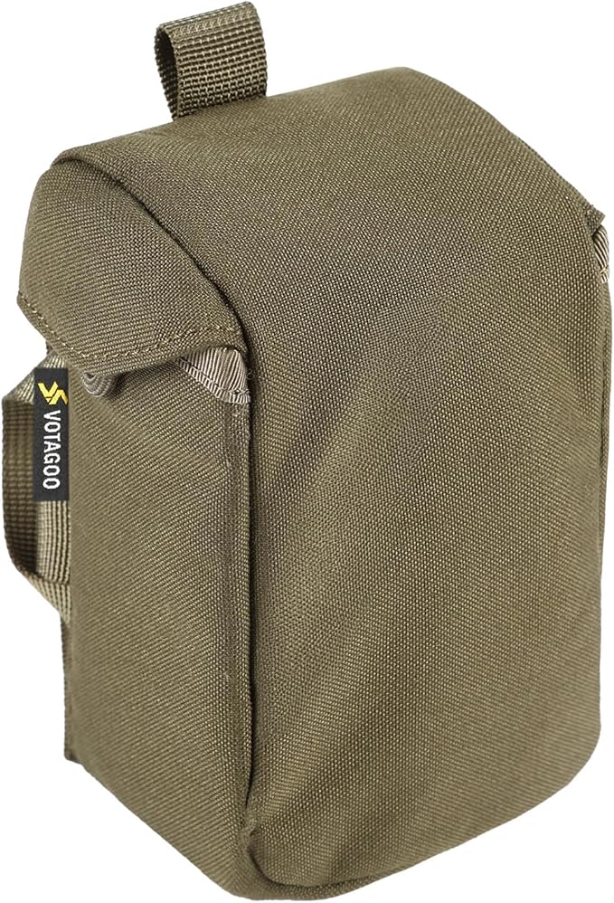 Rangefinder Pouch with Protective Padding and Quick-Release Buckle Molle Compatiblefor Binocular Packs Tactical Hunting Bag Accessory