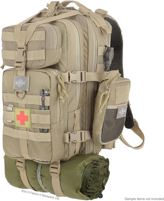 MAXPEDITION Falcon-II Backpack 23L Tactical Backpack Survival Pack Bug Out Bag MOLLE Go Bag for EDC 0513