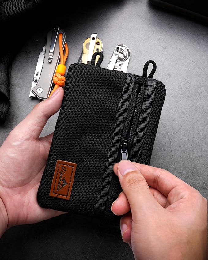 VIPERADE VE1 Pocket Organizer EDC Pouch for Men EDC Organizer Storage EDC Gears Multitool Pocket Pouch Hold Your Flashlight/Pocket Knife Pen Notebook