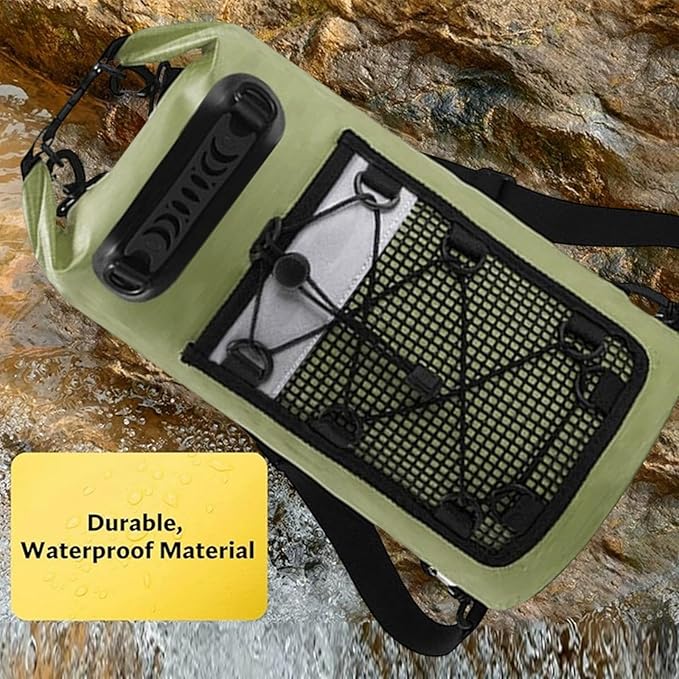 Dry Bag Green Accessories Backpack for Rafting Camping Boating Hiking Travel