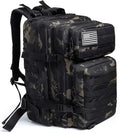 50L Tactical Backpack Training Gym Fitness Bag Outdoor Hiking Camping Army Molle Backpacks for Men Travel (CP)
