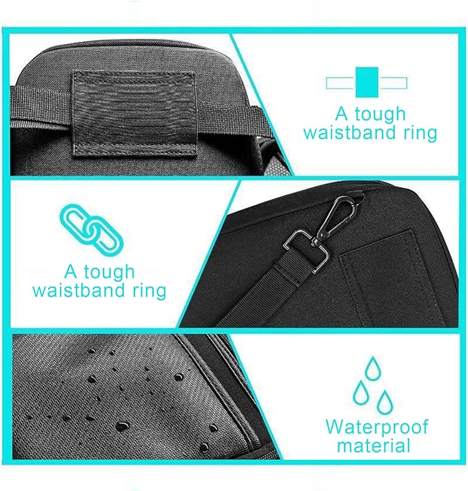 Waterproof Fanny Pack Waterproof Crossbody Bags for Women Water Proof Bag Adopting Unique Cabinet Partition Design Made Durable PU Material Women Fanny Pack for Various Outdoor Activities