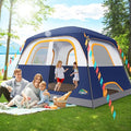 COBIZI 4-6-8-10 Person Camping Tent Spacious Family Tents for Camping Ideal Hiking 3500mm Waterproof Double-Layer Windproof Tent for Hiking &amp Backpacking