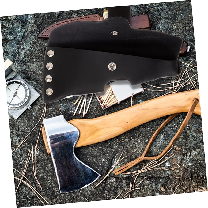 Toddmomy 2pcs Protective Axe Cover Sleeve for Outdoor Camping Enclosure Fit Design Safeguards from Damage