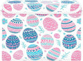 Christmas Storage Baskets with Lids Cute Eggs Collapsible Bins Stackable Fabric Linen Baskets Closet Organizer Container 16.5x12.6x11.8