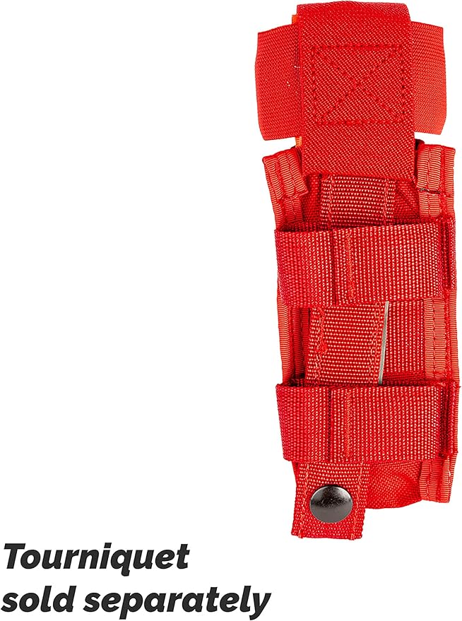 North American Rescue C-A-T Tourniquet Holder NAR CAT Gen 6 Gen 7 Tactical TQ Pouch MOLLE Connectors for Duty Belt Gear Vest