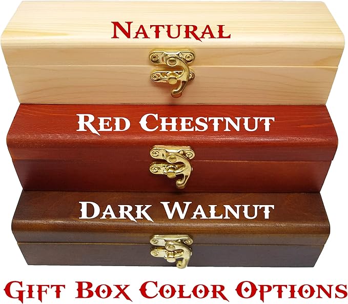 Engraved Pocket Knife With Personalized Wood Box | Anniversary for him | Unique 7 year Gifts For him