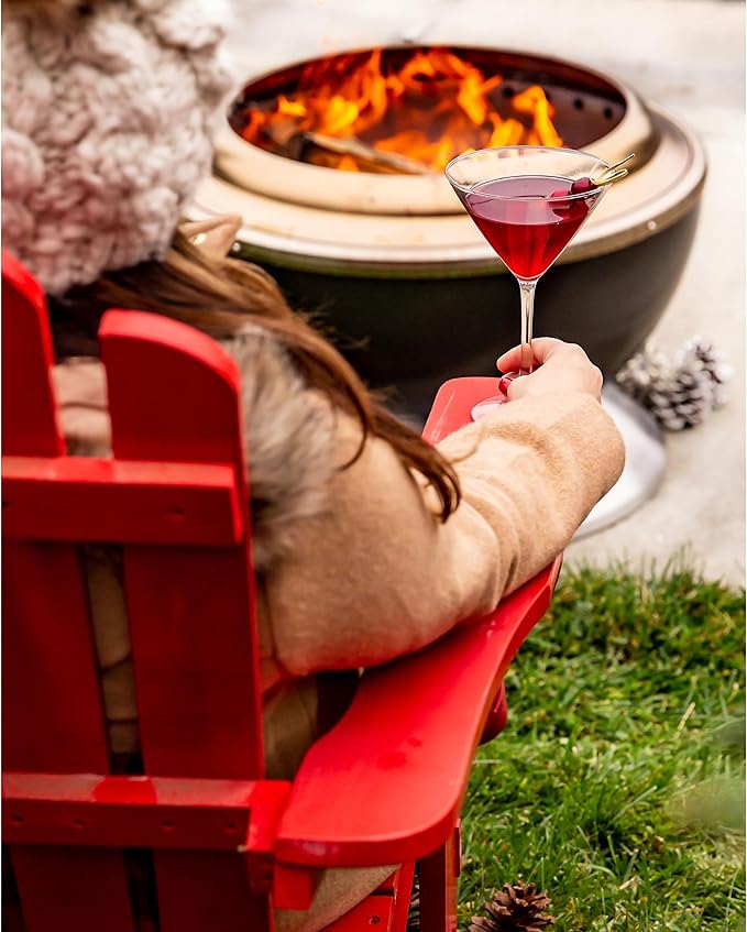 Cuisinart 24” Cleanburn Smokeless Fire Pit with Removable Base for Ash Portable Wood Burning Outdoor Fireplace Stainless Steel Smoke Free Outdoor Heater Enhanced Airflow and Easy Cleanup