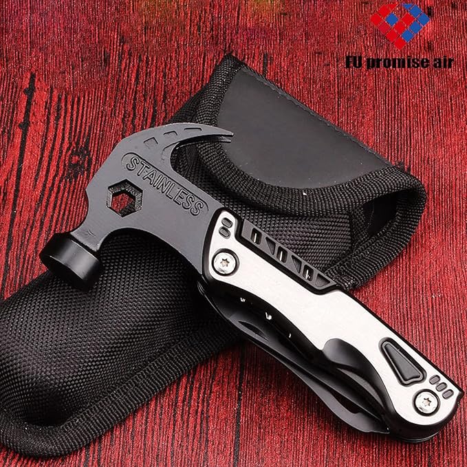 Stainless Steel Multipurpose Tool Kit Portable &amp Heavy Duty Light Weight &amp Durable Pocket Multi Tool Kit Suitable as Camping Multitool Emergency Pocket Tools