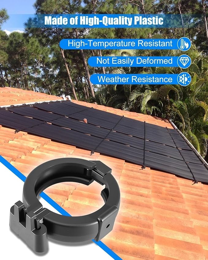 HC-113 Panel Clamp Assembly Fit for Heliocol Swim-Joy Swim-Lux Sunstar Swimming Pool Solar Panels 2 Pack