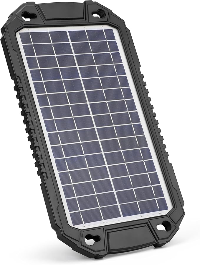Sunway Solar Car Battery Trickle Charger &amp Maintainer 8W 12V Waterproof Solar Panel Power Charging Kit for Car Automotive RV Marine Boat Motorcycle Truck Trailer Tractor Powersports Snowmobile