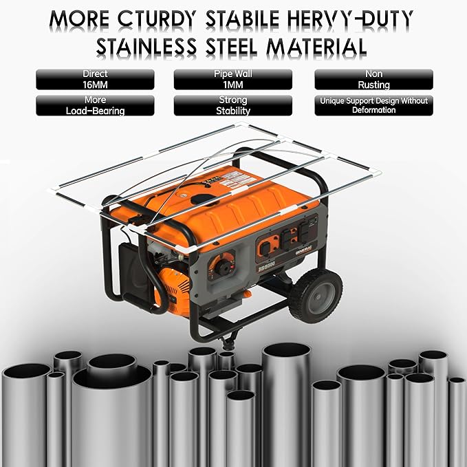Generator Covers While Running With Stainless Steel Bracket Best Portable Universal Waterproof Heavy-duty Inverter Generator Tent Case Suitable for Westinghouse Champion Firman Predator Hongda