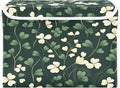 Shamrock Storage Baskets with Lids and Handles St. Patrick's Day Collapsible Bins Stackable Fabric Linen Baskets Closet Organizer Container 16.5x12.6x11.8