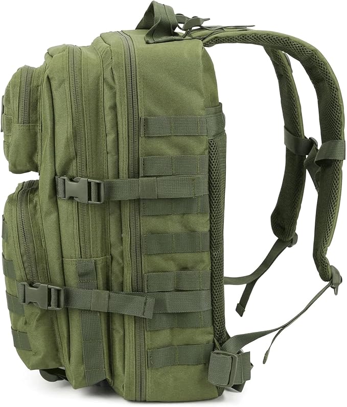 Military Tactical Backpack Large Army 3 Day Assault Pack Molle Bag Backpacks (ACU Camo) (Army Green)