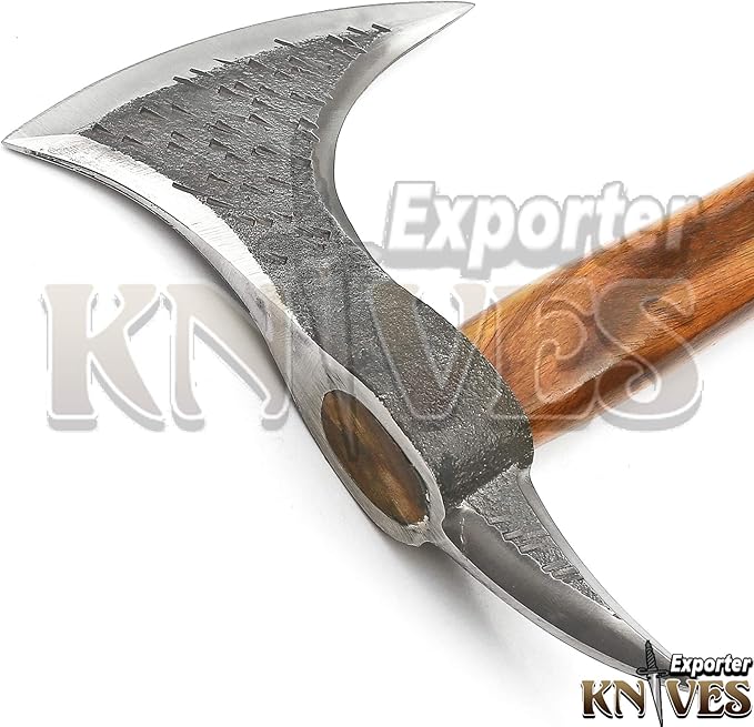 Custom Hand Hammer Forged 1095 Steel Axe/Hatchet 20 Inch Wooden Handle S510