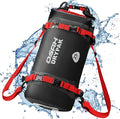 OSAH DRYPAK 25L Waterproof Dry Bag - Motorcycle Luggage Tail Bag with Straps for Back Seat Roll Top Lightweight Waterproof Backpack Sack for Travel Swimming Boating Kayaking Camping and Beach