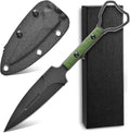 C1345 Fixed Blade Knife K110 Steel Blade G10 Handle EDC Tool Knifes for Outdoor Camping Survival Hiking Hunting(Green)