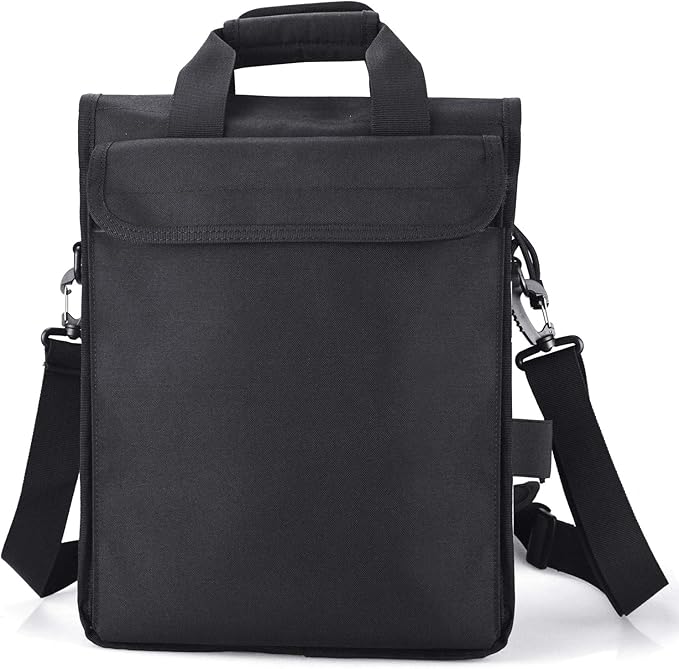 FRTKK Tactical Messenger Bag Military MOLLE Sling Shoulder Pack Briefcase Laptop Assault Gear Handbags Utility Carry Satchel (Black 15.6 inch)