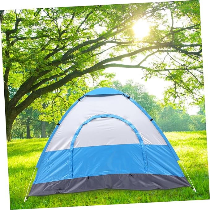 GANAZONO 1set Portable Beach Tent Uv Wear-Resistant Easy Setup Shelter for Outdoor Camping Hiking and Picnics Fits People Ventilated and Carry Bag