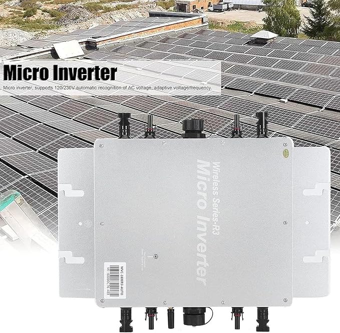 1600W Waterproof IP65 Micro Solar Inverter Smart WiFi App Control Waterproof Dc to Ac Microinverter for 4 pcs 500w Solar Panels MPPT Grid Tie Inverter