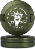 Metal Can | Metal Container for Pouches | Aluminum Used Pouch Storage Tin | Airtight O-Ring Moisture Odor Proof EDC Pocket Tin | Liberty or Death Edition (Forest Green)