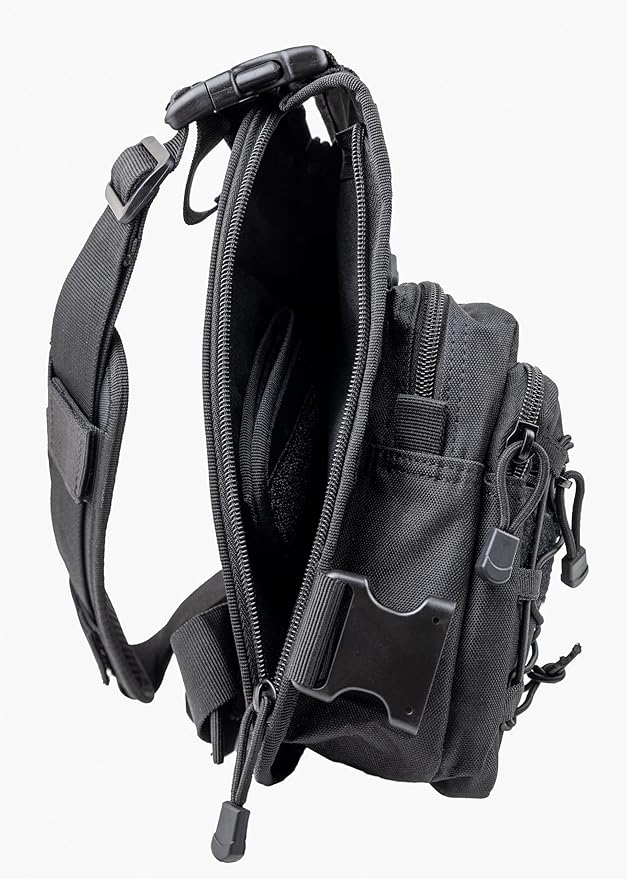 Scrounger's Outdoors Tactical Sling Bag Backpack &amp Outdoor Pistol Carrying Bag &amp Tactical Military Backpack with Gun Holster Waterproof for Shooting Hunting