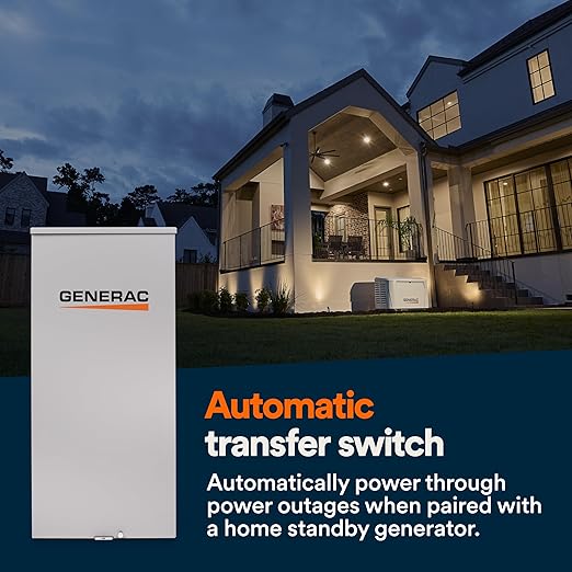 Generac 150-Amp Automatic Generator Transfer Switch Open Transition Service Rated Outdoor Enclosure