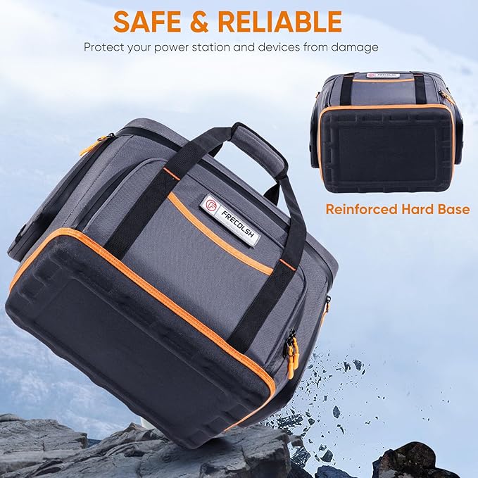 Travel Carrying Case Compatible with Jackery 1000Plus 15001500Pro 2000 Pro Portable Power Station Storage Case with Molded Hard BottomSide Ventilation for Jackery Accessories Solar Generator
