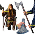 38 Large Berserker Viking Axe Large Norse Ax Scandinavian Style Viking Hatchet Double Headed ax Viking ax History of Norse Mythology self Defense