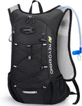 Lightweight Hydration Backpack Running Backpack with 2L Water Bladder Hydro Water Daypack for Cycling Hiking Rave for Men Women