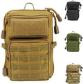 MOLLE Utility Pouch Everyday Carry Tool &amp Phone Waist Pack with Hook Loop Panel Compact Outdoor Medical Organizer
