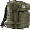 QT&ampQY 45L Military Tactical Backpacks Molle Army Assault Pack 3 Day Bug Out Bag Hiking Treeking Rucksack…