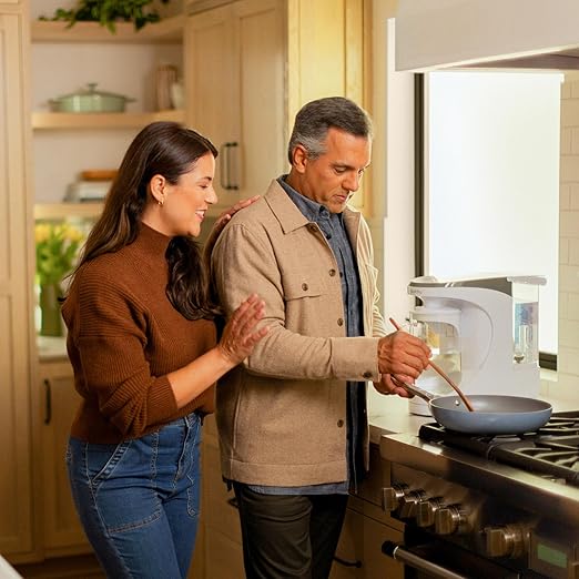 AquaTru Carafe Smart Countertop Water Purifier | App-Connected 4-Stage Reverse Osmosis System with Glass Carafe Removes Forever Chemicals Lead &amp Fluoride | Track Filter Life | No Plumbing