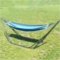 Hammock Stand 350kg Load Capacity Hanging Swing Holder Rack with Hammocks for Garden Patio Camping Picnic(Blue)