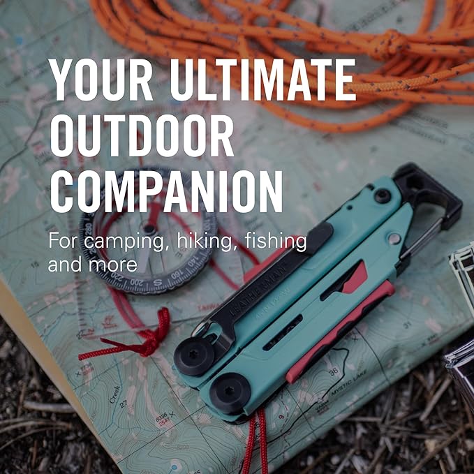 LEATHERMAN Signal 19-in-1 Multi-tool for Outdoors Camping Hiking Fishing Survival Durable &amp Lightweight EDC Made in the USA Guava