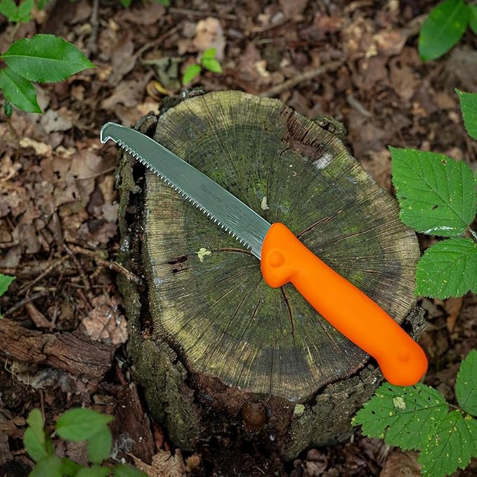 DICK 82640151-53 Hunting Bone Saw 15 cm for Deer Hunting (Dimensions 29.80 x 3 x 4 cm Orange Stainless Steel Hunting Knife Bone Saw)